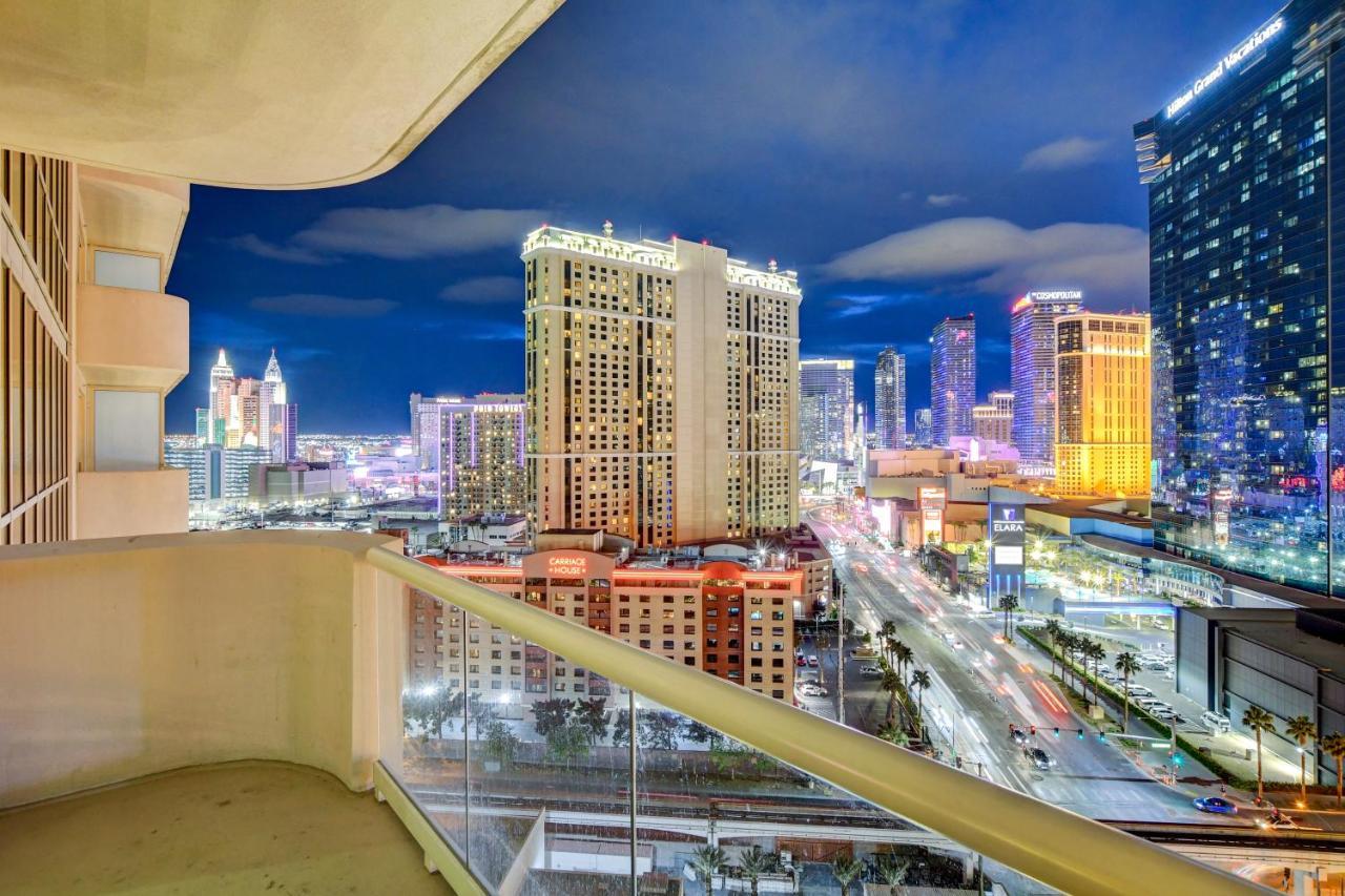 Balcony Full Strip View Suite Mgm Signature Free Valet Las Vegas Bagian luar foto