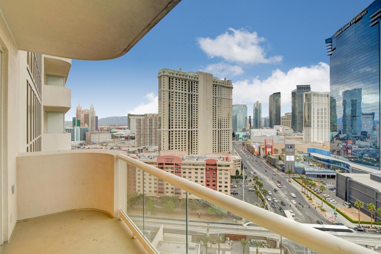Balcony Full Strip View Suite Mgm Signature Free Valet Las Vegas Bagian luar foto