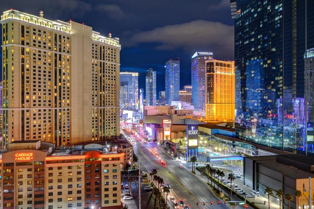 Balcony Full Strip View Suite Mgm Signature Free Valet Las Vegas Bagian luar foto