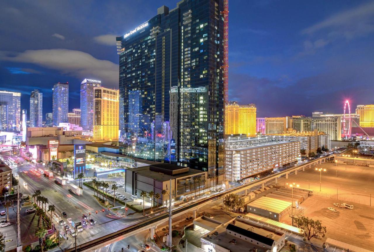 Balcony Full Strip View Suite Mgm Signature Free Valet Las Vegas Bagian luar foto