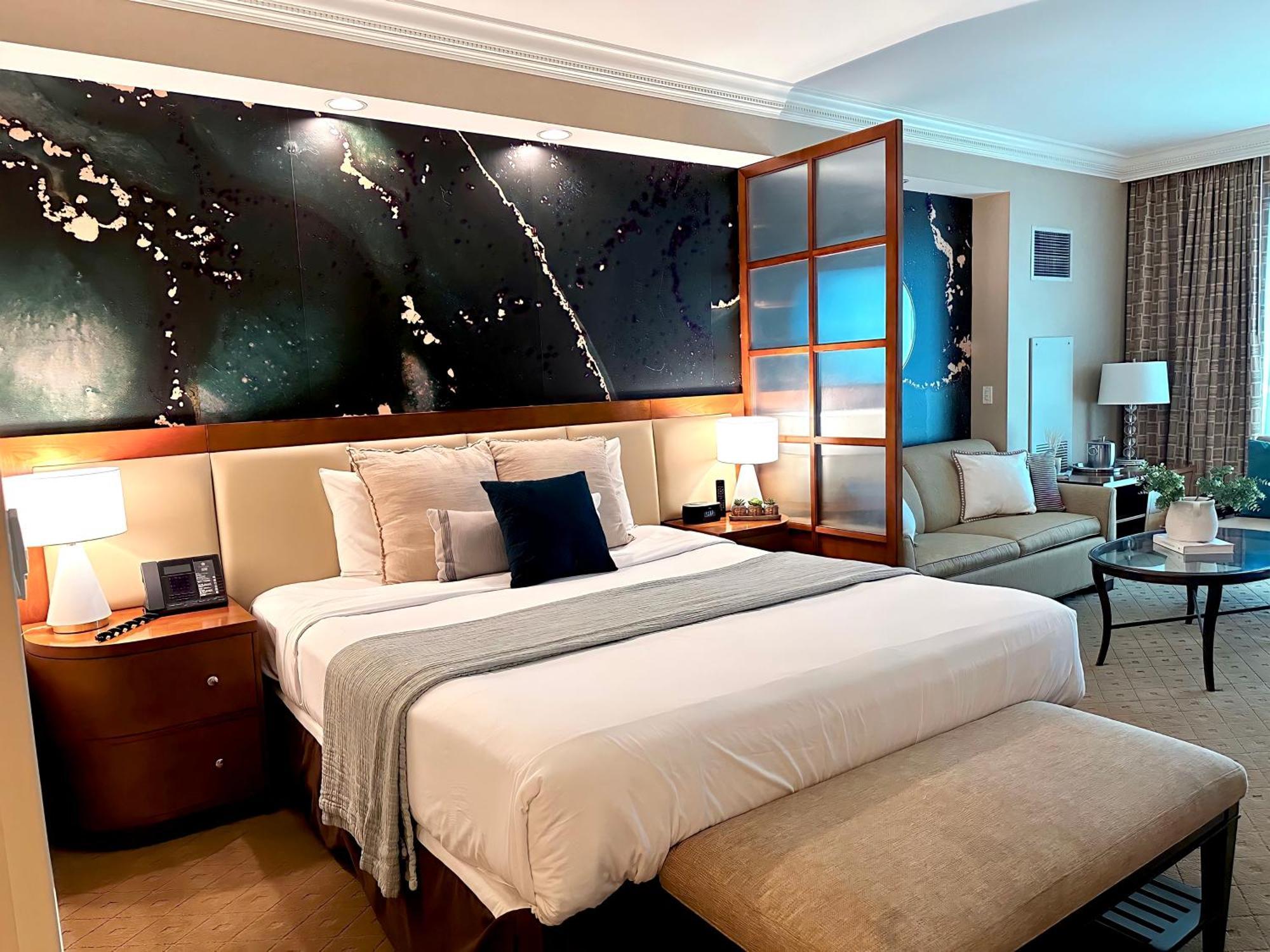 Balcony Full Strip View Suite Mgm Signature Free Valet Las Vegas Bagian luar foto
