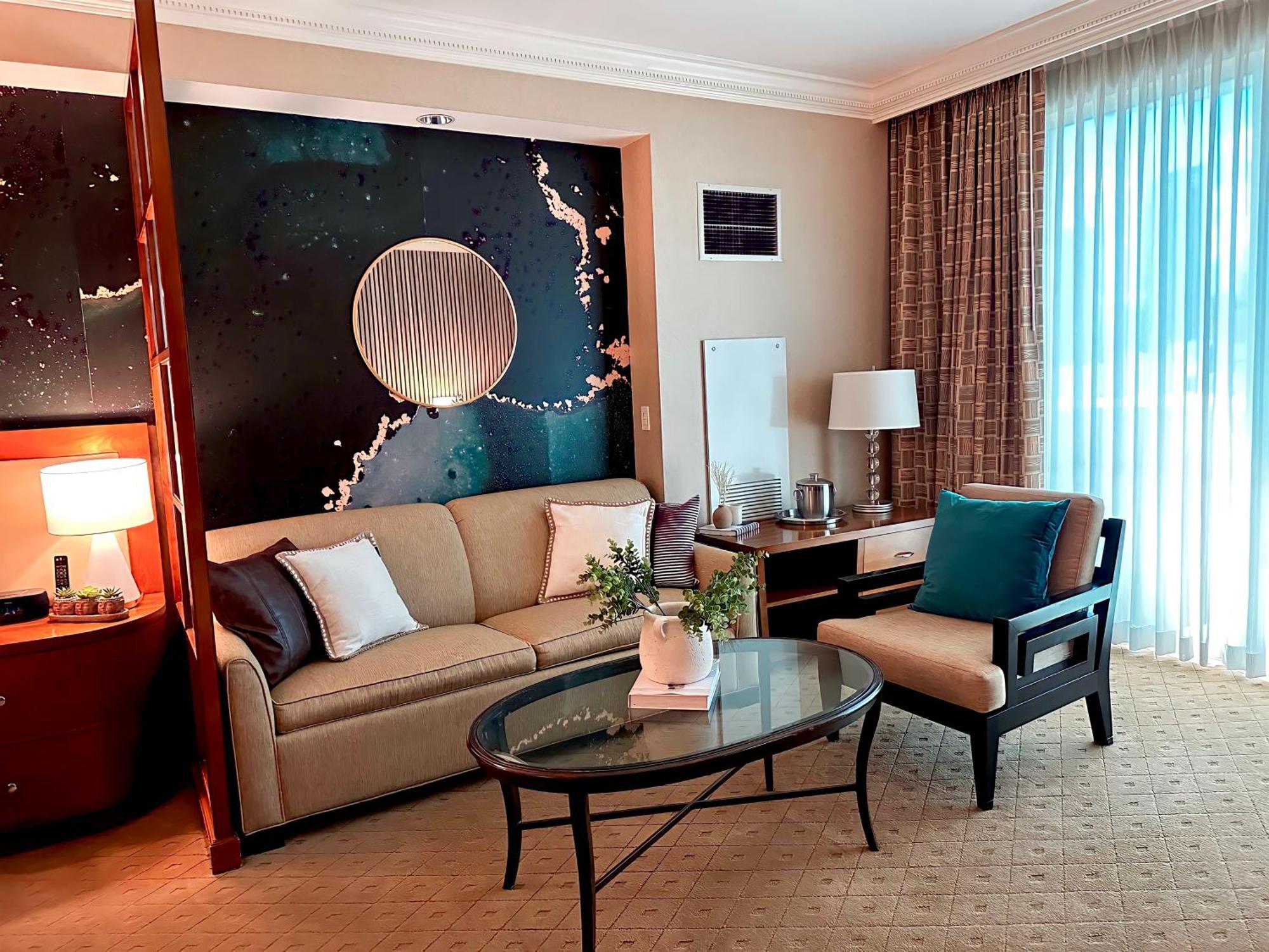 Balcony Full Strip View Suite Mgm Signature Free Valet Las Vegas Bagian luar foto